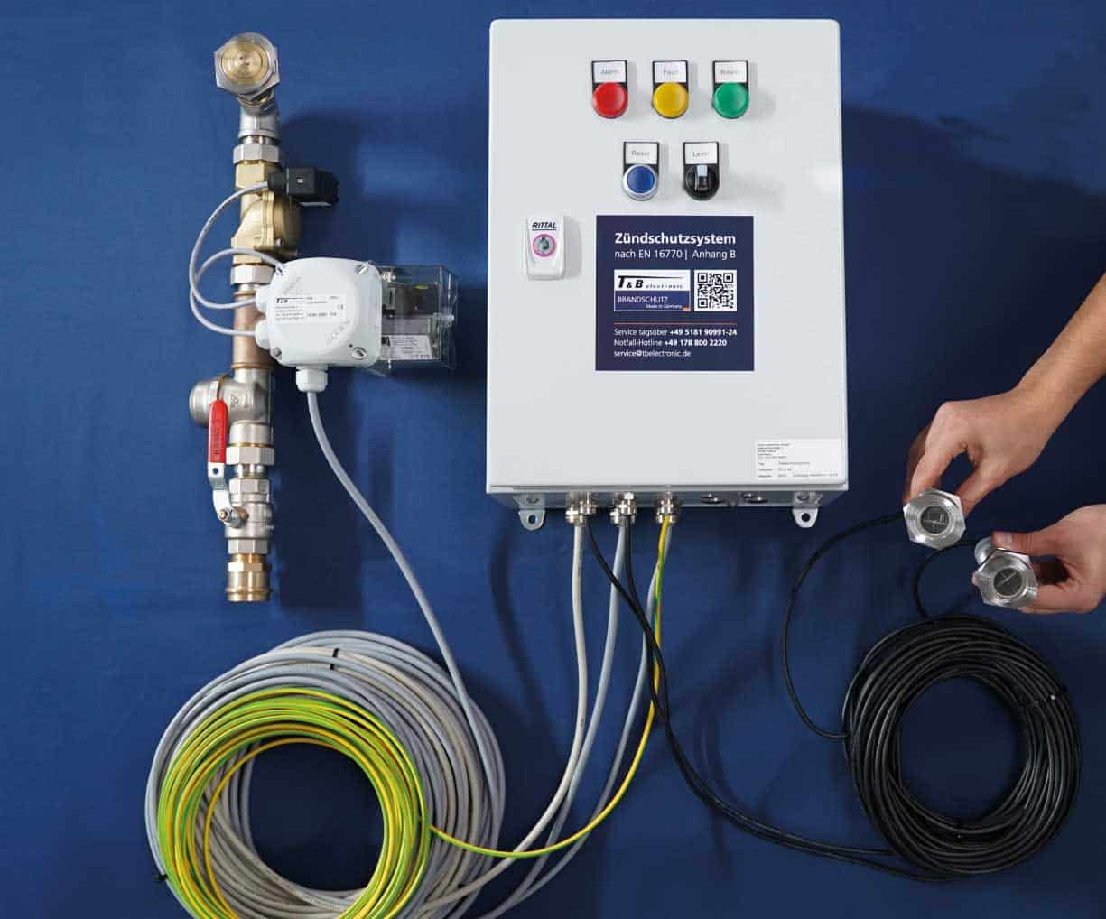 Ready-to-connect ignition protection system
