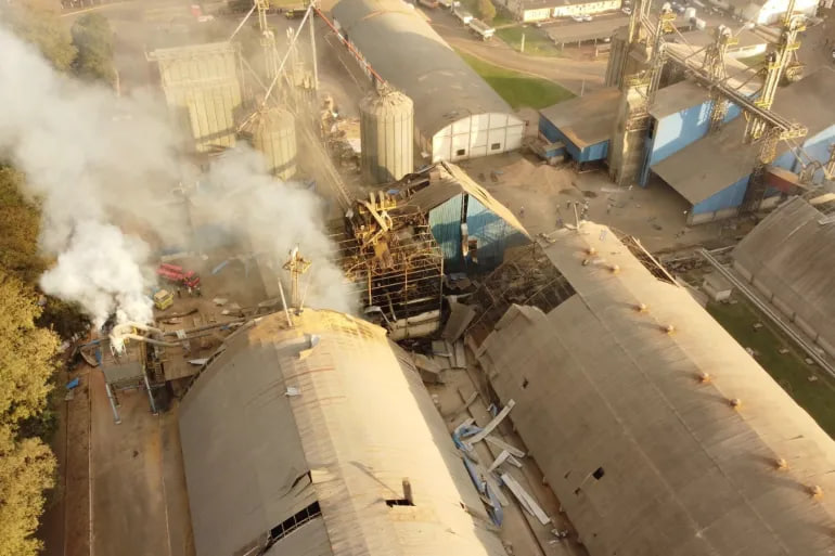 Brazil 2023 Palotina grain storage explosion