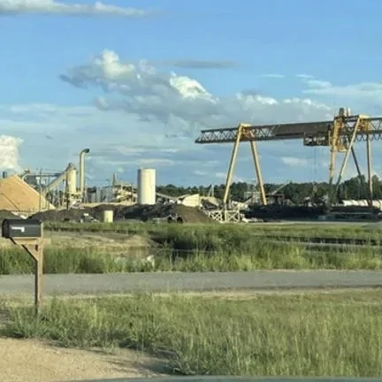 Hazlehurst Wood Pellet Company wood pellet plant, 2021, USA