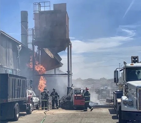 Instalación industrial en San Leandro, 2019, EE.UU.